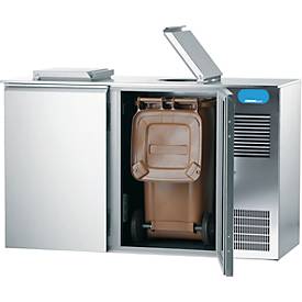 Abfallkühler für 1x 120 Liter, Edelstahl