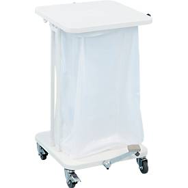 Abfallsackständer "Saekko Boy" 40 L, mit Deckel und Fußpedalöffnung