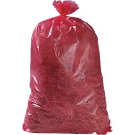 Abfallsäcke Premium, Material LDPE, rot, 120 Liter, 250 Stück
