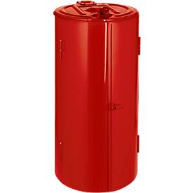 Abfallsammler, 120 l, rot
