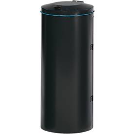 Abfallsammler VAR Kompakt-Doppeltür, für 120 l Abfallsäcke, mit Griff & Deckel, feuerfest, diverse Farben