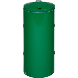 Abfallsammler VAR Kompakt-Doppeltür, für 120 l Abfallsäcke, mit Griff & Deckel, feuerfest, diverse Farben