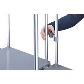 Abfallsystem Hailo ProfiLine MSS XXXL, diverse Varianten, Volumen 120 l, mit oder ohne Rollen