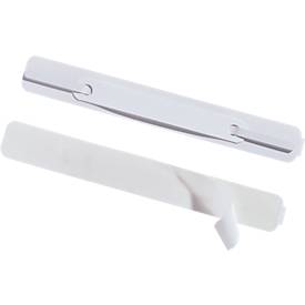 Abheftstreifen, PVC, selbstklebend, verschiedene Ausführungen, 25 oder100 Stück