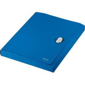 Ablagebox Leitz Recycle, bis DIN A4, Rückenbreite 30 mm, für bis zu 250 Blatt, PP, blau