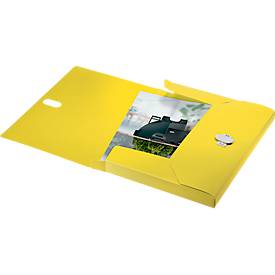 Ablagebox Leitz Recycle, bis DIN A4, Rückenbreite 30 mm, für bis zu 250 Blatt, PP, gelb