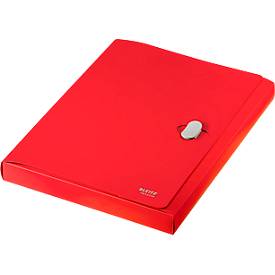 Ablagebox Leitz Recycle, bis DIN A4, Rückenbreite 30 mm, für bis zu 250 Blatt, PP, rot