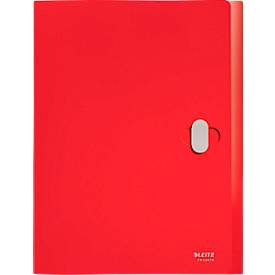 Ablagebox Leitz Recycle, bis DIN A4, Rückenbreite 30 mm, für bis zu 250 Blatt, PP, rot