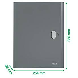 Ablagebox Leitz Recycle, bis DIN A4, Rückenbreite 30 mm, für bis zu 250 Blatt, PP, vers. Farben