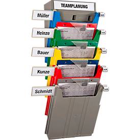 Ablagefach Eichner Big, für Wandsortierer, Füllhöhe 34 mm, B 262 x T 42 x H 302 mm, gelb