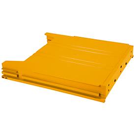 Ablagefach Eichner Big, für Wandsortierer, Füllhöhe 34 mm, B 262 x T 42 x H 302 mm, gelb