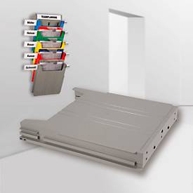 Ablagefach Eichner Big, für Wandsortierer, Füllhöhe 34 mm, B 262 x T 42 x H 302 mm, grau