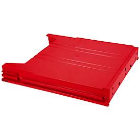 Ablagefach Eichner Big, für Wandsortierer, Füllhöhe 34 mm, B 262 x T 42 x H 302 mm, rot