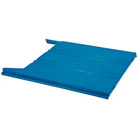Ablagefach Eichner Flat, für Wandsortierer, Füllhöhe 9 mm, B 240 x T 15 x H 302 mm, blau
