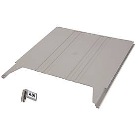 Ablagefach Eichner Flat, für Wandsortierer, Füllhöhe 9 mm, B 240 x T 15 x H 302 mm, grau