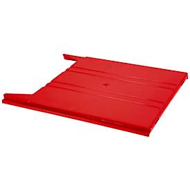 Ablagefach Eichner Flat, für Wandsortierer, Füllhöhe 9 mm, B 240 x T 15 x H 302 mm, rot