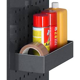 Ablagekasten für Lochwand, B 300 x T 125 x H 65 mm