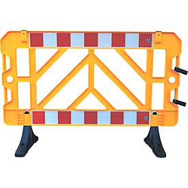 Absperrgitter 2er Set, 1000 x 1500 mm, gelb