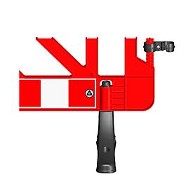 Absperrgitter 2er Set, 1000 x 1500 mm, rot-weiß