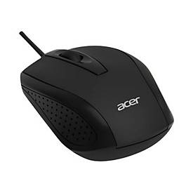 Acer - Maus - 3 Tasten - kabelgebunden - USB - Schwarz