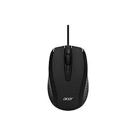 Acer - Maus - 3 Tasten - kabelgebunden - USB - Schwarz