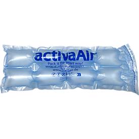 ActivaTec activaAir BASIC‑RC 4 Luftpolstermatte – 400×320 mm, 450 m Rolle, blau, Versandpolster mit Recyclinganteil