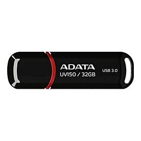 ADATA DashDrive UV150 - USB-Flash-Laufwerk - 32 GB - USB 3.0 - Schwarz