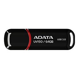 ADATA DashDrive UV150 - USB-Flash-Laufwerk - 64 GB - USB 3.0 - Schwarz