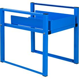 ADB Fassregal, für 30 und 60 Liter Fässer, H 580 x B 465 x T 640 mm, lichtblau RAL 5012