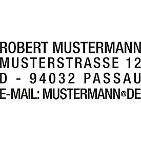 Adress-Stempel zum Selbersetzen trodat® Typo 4912