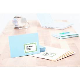 Adressetiketten HERMA 4269, permanenthaftend, selbstklebend, bedruckbar, B 99,1 x H 67,7 mm, FSC®-Papier, weiß, 800 Stück/100 Blatt