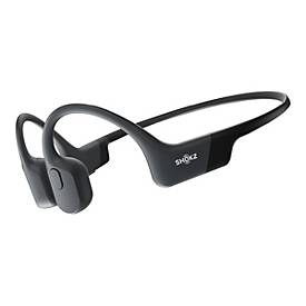 AfterShokz OpenRun - Kopfhörer mit Mikrofon - offenes Ohr - hinter dem Nacken angebracht - Bluetooth - kabellos