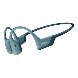 AfterShokz OpenRun Pro - Kopfhörer mit Mikrofon - offenes Ohr - hinter dem Nacken angebracht - Bluetooth - kabellos