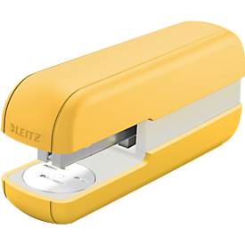 Agrafeuse 5567 Cosy Leitz®, pour jusqu'à 30 feuilles, 1 boîte d'agrafes incluse, jaune