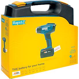 Akku-Heißluftgebläse-Set Rapid RX1000, LCD-Anzeige, Luftmengeneinstellung, bis 550°C, inkl. Bosch Akku
