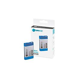 Akku Safescan LB-205, für Geldwaage 6165 & 6185, für bis zu 30 Stunden, wiederaufladbar, blau-grau