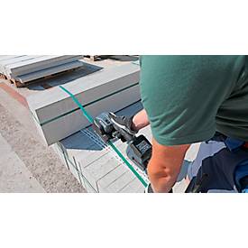 Akku Umreifungsgerät Banholzer und Wenz BXT4-16, für PP/PET-Bänder mit B 12-16 mm und Stärke 0,5-1,00 mm, Zugkraft bis 2500 N, 5 Modi, schwarz