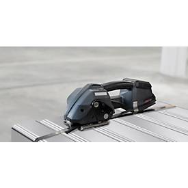 Akku Umreifungsgerät BW-ST, für Stahlbänder mit B 13-19 mm & Stärke 0,38-0,63 mm, Zugkraft 1000-5500 N, Touchscreen, wählbare Modi, schwarz