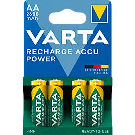 Akkus von VARTA, Mignon AA, 4 Stück