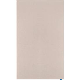 Akoestisch prikbord Wall Up, absorptieklasse B, dikte 20 mm, textiel &amp; recyclage PET, beige, B 1195 x H 2000 mm