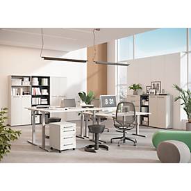 Aktenregal Agenda, 5 OH, B 800 mm, graphit