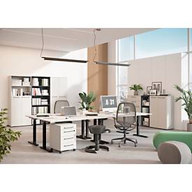 Aktenregal Agenda, 5 OH, B 800 mm, graphit