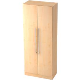 Aktenschrank 5 OH, B 800 x T 420 x H 2004 mm, Ahorn-Dekor