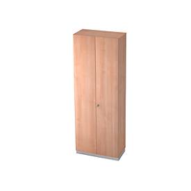 Aktenschrank 6 OH, B 800 x T 420 mm, Nussbaum-Dekor