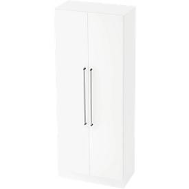 Aktenschrank TARVIS, mit Griff ohne Schloss, 5 Ordnerhöhen, B 800 x T 420 x H 2004 mm, weiß