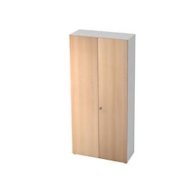 Aktenschrank TOPAS LINE, 6 Ordnerhöhen, B 1000 mm, weiß/Eiche