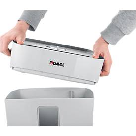 Aktenvernichter Dahle PaperSAFE 140, Partikelschnitt 5 x 18 mm, P-4, 12 l, 10 Blatt Schnittleistung, B 347 x T 217 x H 366 mm