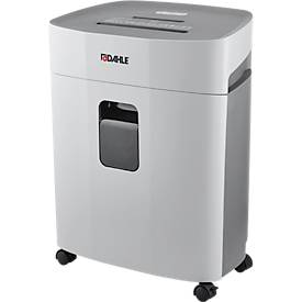 Aktenvernichter Dahle PaperSAFE® 240, Partikelschnitt 4 x 12 mm, P-4, 25 l, 1-10 Blatt Schnittleistung, mit Rollen, grau