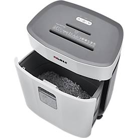 Aktenvernichter Dahle PaperSAFE® 240, Partikelschnitt 4 x 12 mm, P-4, 25 l, 1-10 Blatt Schnittleistung, mit Rollen, grau