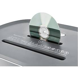 Aktenvernichter Dahle PaperSAFE® 260, Partikelschnitt 4 x 12 mm, P-4, 25 l, 1-12 Blatt Schnittleistung, mit Rollen, grau
